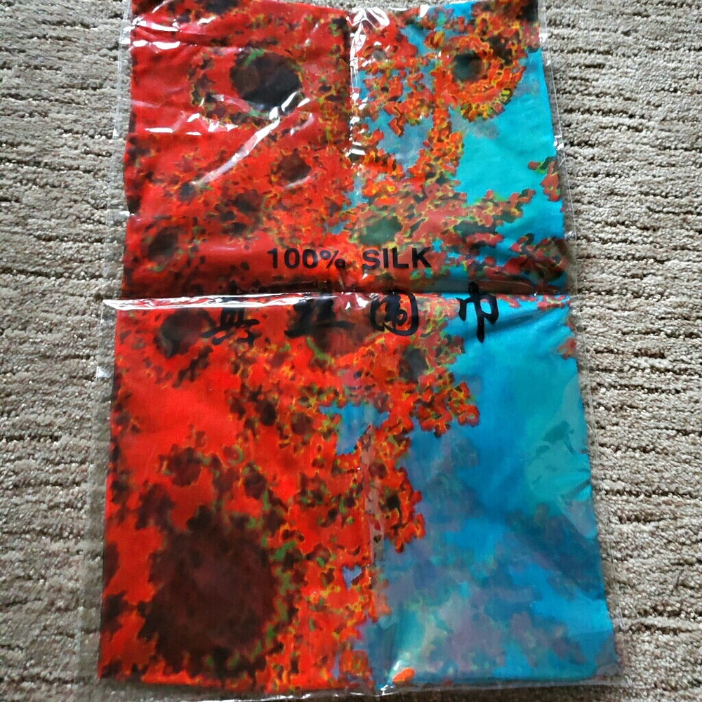 Vintage Story of Shanghai Silk Scarf